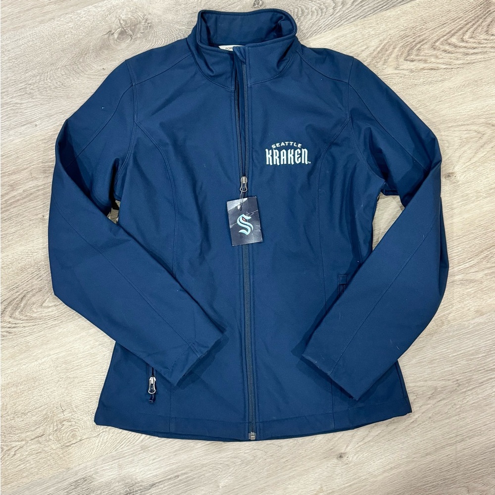 Ladies Port Authority Soft Shell Seattle Kraken Full-Zip Jacket size medium